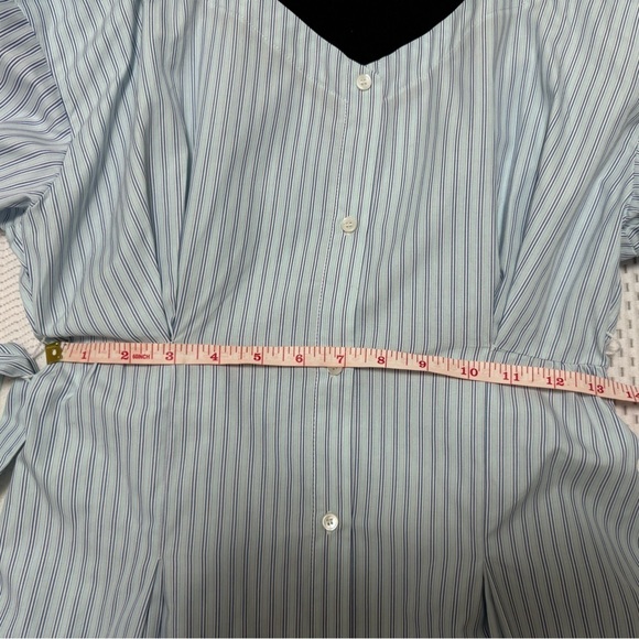 NWT Maje TROMPE-L’OEIL STRIPED SHIRT DRESS in Sz. 36 - Picture 5 of 12